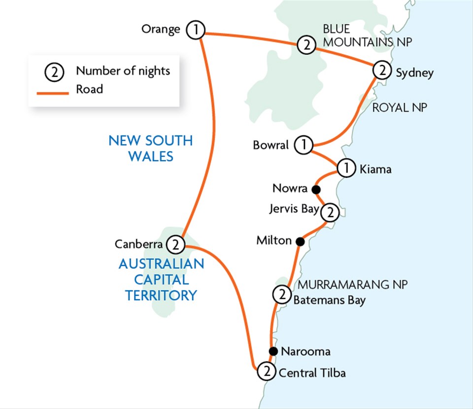 Sydney to Canberra Coast Country Loop Trailfinders